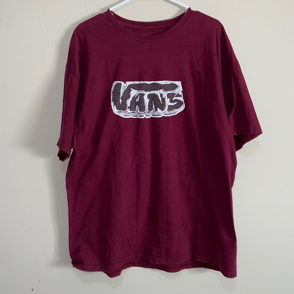 Maroon Vans TShirt